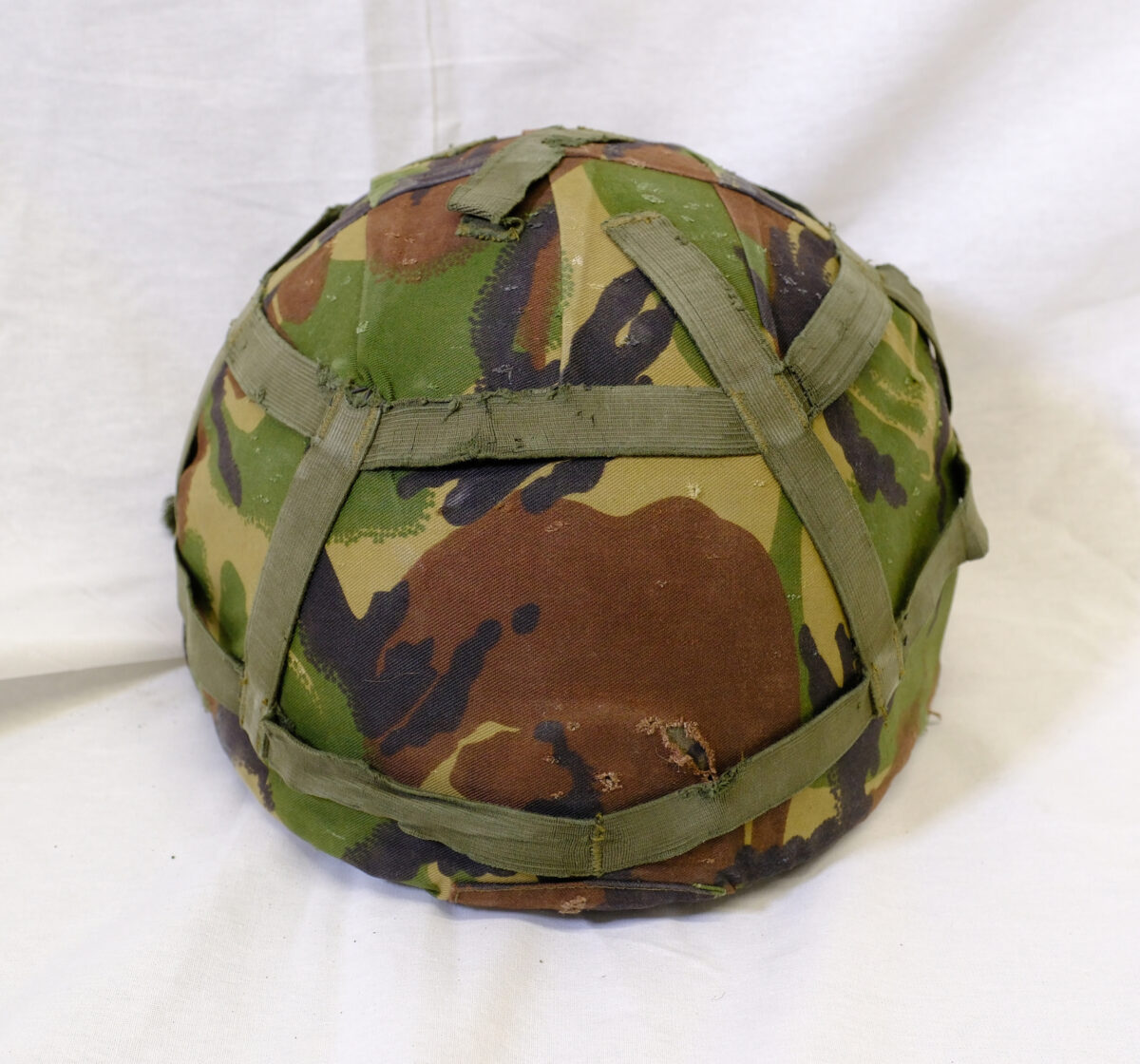 British Army issued helmet issued in 1999 with cover British Army issued helmet issued in 1999 with cover
