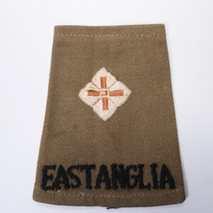 East Anglia Regiment 2nd Lieutenant rank slide