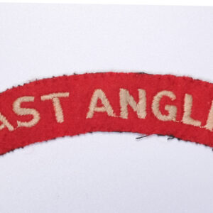 East Anglian Regiment cloth Shoulder title
