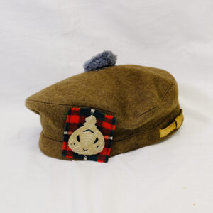 Headdress for The Essex and Kent Scottish Infantry Regiment Canadian Army.