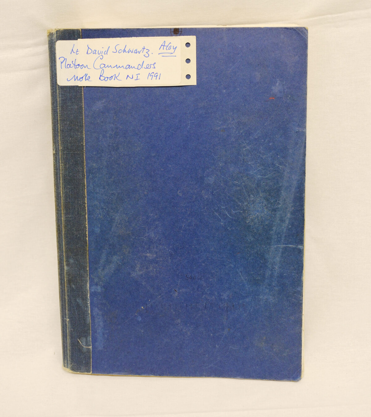 Lieutenant David Schwartz Royal Anglian Regiment Platoon Commanders Note Book Nortthern Ireland 1991. Lieutenant David Schwartz Royal Anglian Regiment Platoon Commanders Note Book Nortthern Ireland 1991.