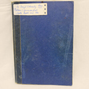 Lieutenant David Schwartz Royal Anglian Regiment Platoon Commanders Note Book Nortthern Ireland 1991. 