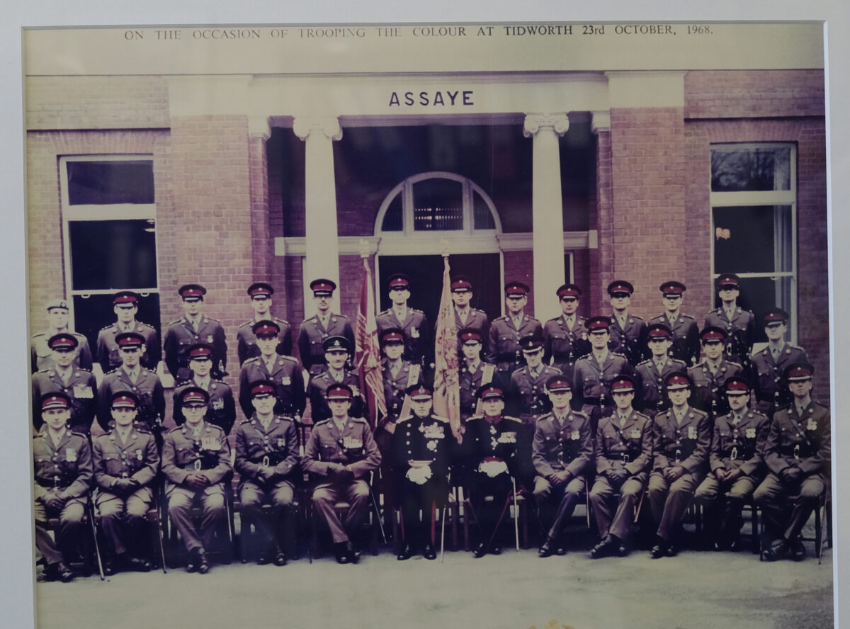 On the occasion of Trooping the Colour at Tidworth 23 October 1968