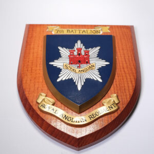 Royal Anglian Regiment 7th Battalion Plaque 1971-99 Royal Anglian Regiment 7th Battalion Plaque 1971-99