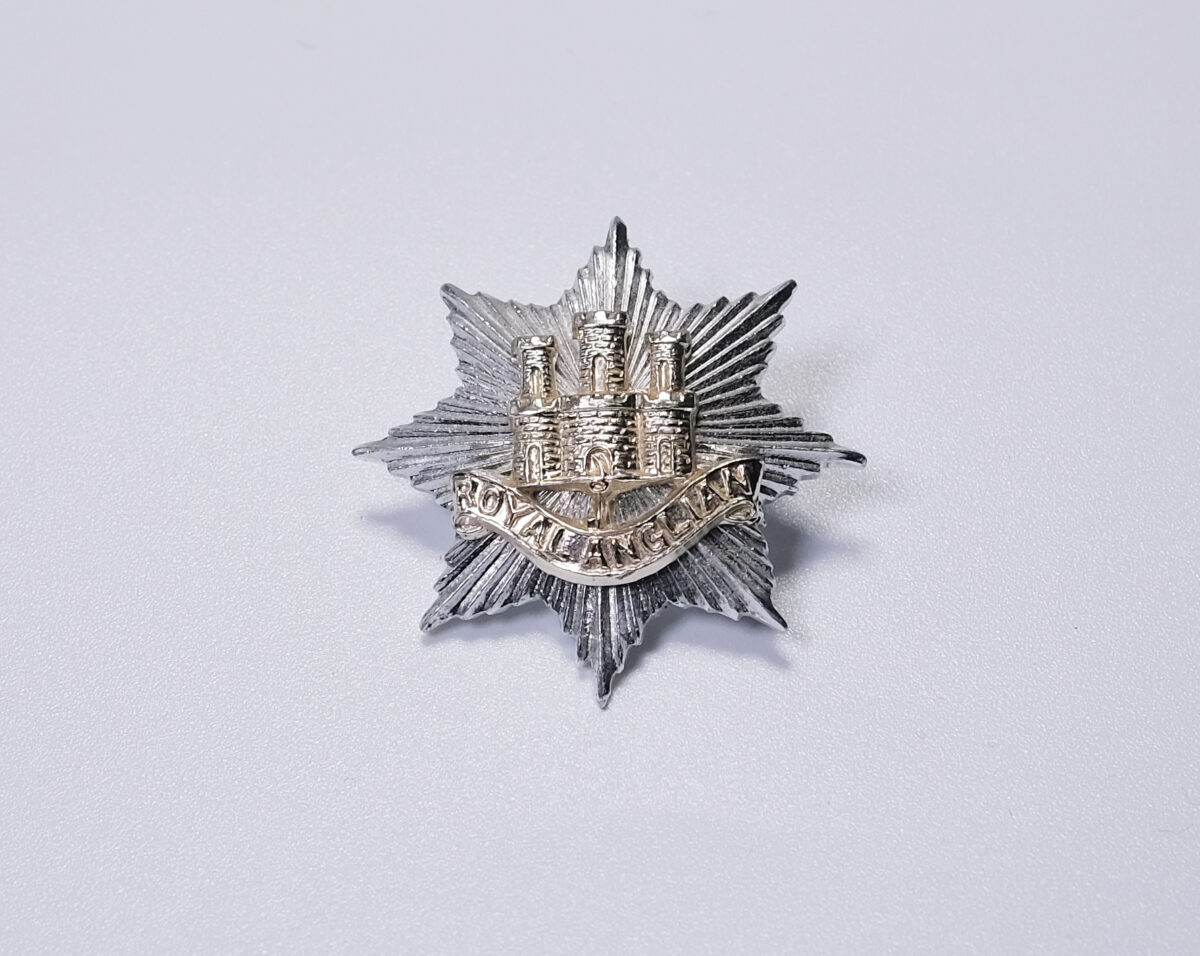 Royal Anglian Regiment capbadge soldiers