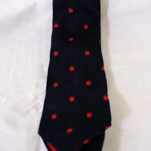 Royal Anglian Regiment original regimental tie - Dark blue with Castles in red