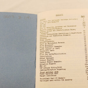 Royal Military Academy Sandhurst Signal Communications Aide Memoire