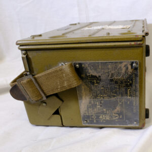 This was captured from the Iraqi army and is a Russian made telephone exchange system. It has 10 connectors for the field telephone system., KUWAIT, 1991