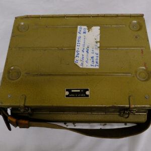This was captured from the Iraqi army and is a Russian made telephone exchange system. It has 10 connectors for the field telephone system. KUWAIT, 1991