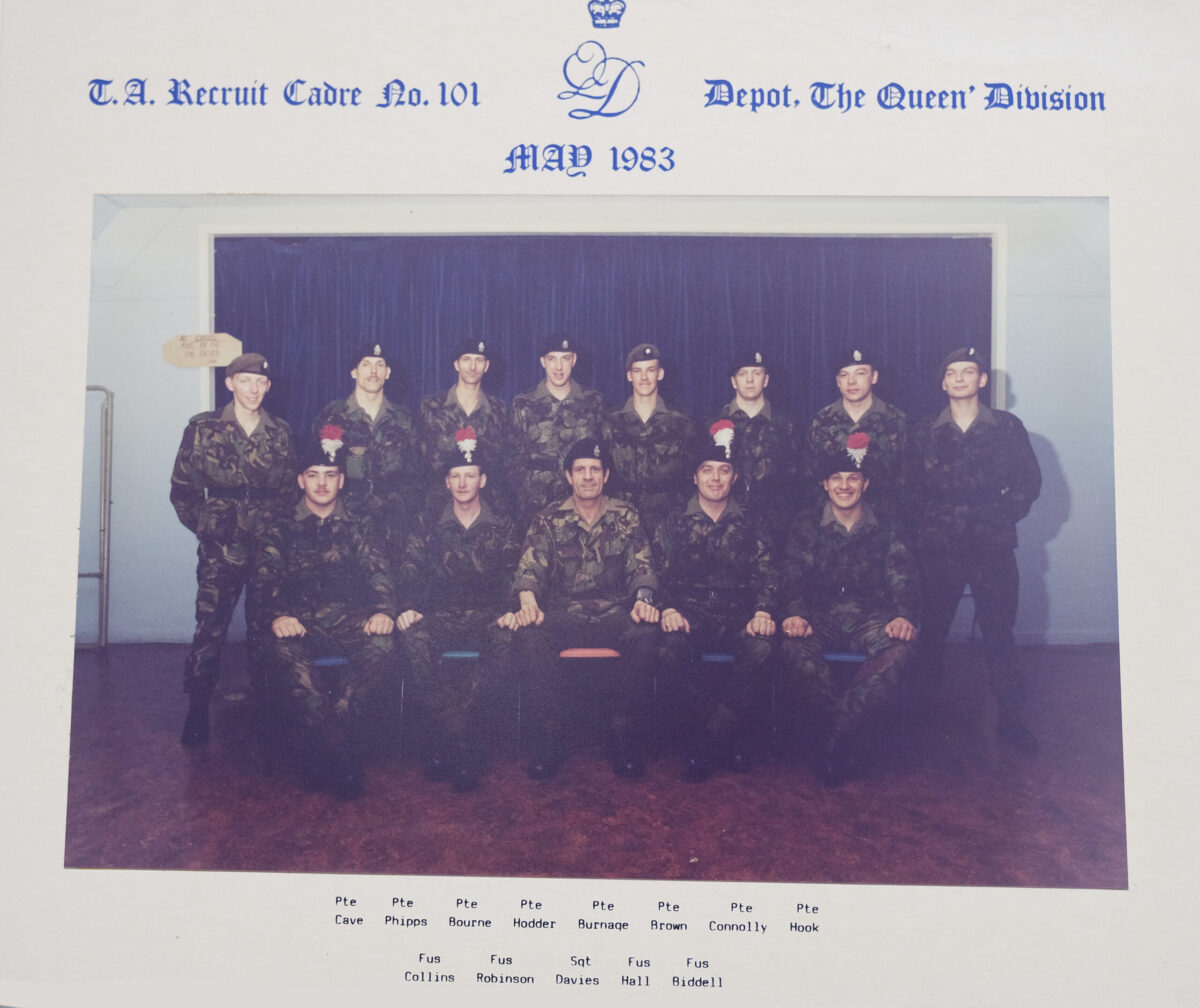 TA Recruit Cadre No 101 Depot Queens Division May 1983 TA Recruit Cadre No 101 Depot Queens Division May 1983