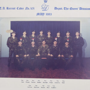 TA Recruit Cadre No 101 Depot Queens Division May 1983