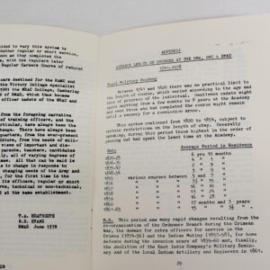 The Story of Sandhurst circa booklet 1980s