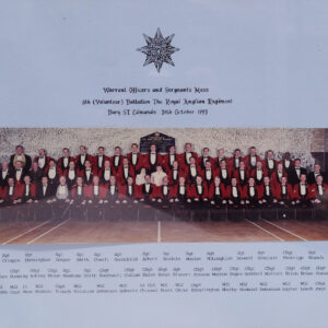 WOs and Sergeants Mess 6th (V) Battalion The Royal Anglian Regiment Bury St Edmunds 30 Jun 1993