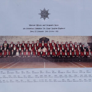 WOs and Sergeants Mess 6th (V) Battalion The Royal Anglian Regiment Bury St Edmunds 30 Jun 1993 WOs and Sergeants Mess 6th (V) Battalion The Royal Anglian Regiment Bury St Edmunds 30 Jun 1993