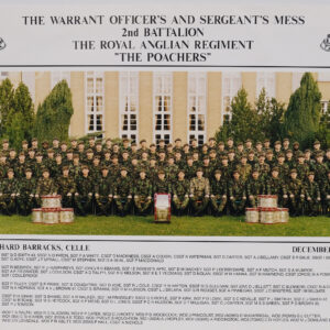 WOs and Sgts Mess 2nd Battalion Royal Anglian Regiment Celle December 1992 WOs and Sgts Mess 2nd Battalion Royal Anglian Regiment Celle December 1992