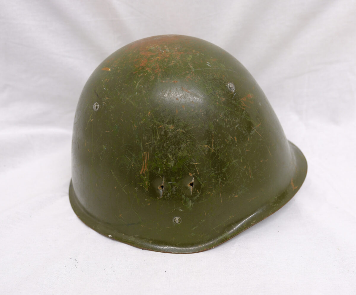 Soviet helmet left behind in Afghanistan after the Soviet withdrawal from Afghanistan Soviet helmet left behind in Afghanistan after the Soviet withdrawal from Afghanistan
