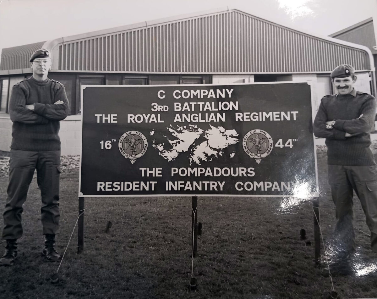 C Company The Royal Anglian Regiment (The Pompadours) mid 1980s C Company The Royal Anglian Regiment (The Pompadours) mid 1980s