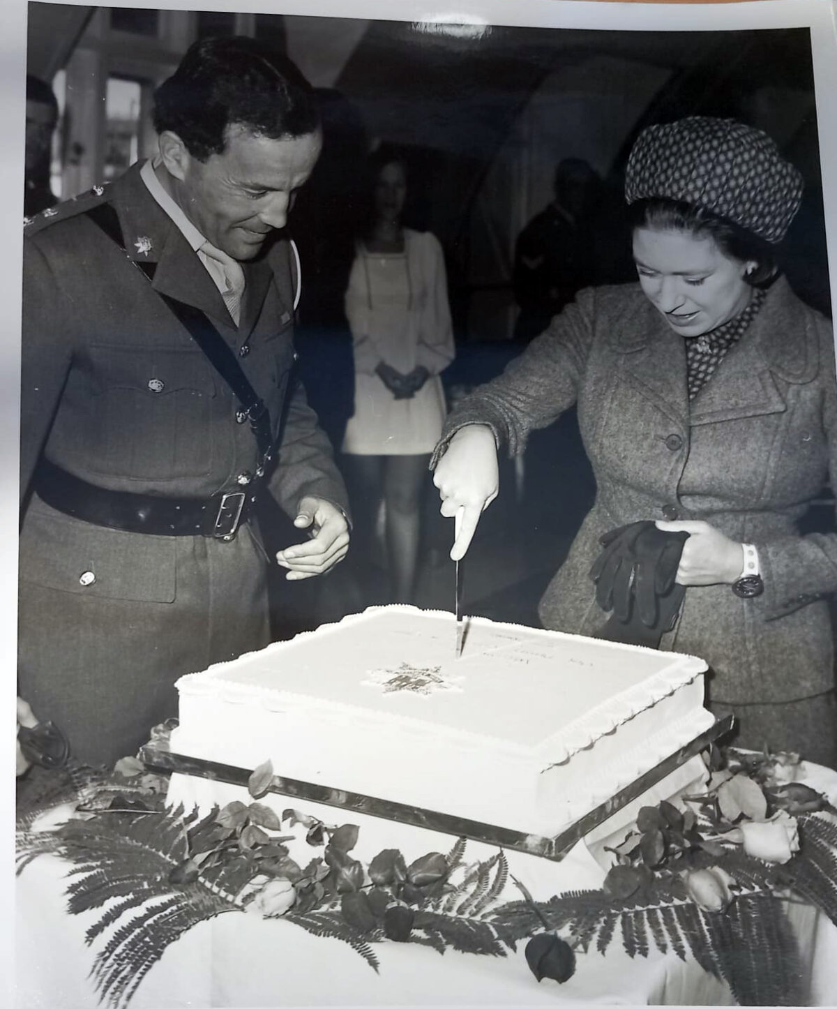 Royal Anglian Regiment cake cutting ceremony for anniverary