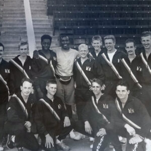 Soldiers from the 1st Battalion (Vikings) Royal Anglian Regiment in Regimental tracksuits circa 1980s. Soldiers from the 1st Battalion (Vikings) Royal Anglian Regiment in Regimental tracksuits circa 1980s.