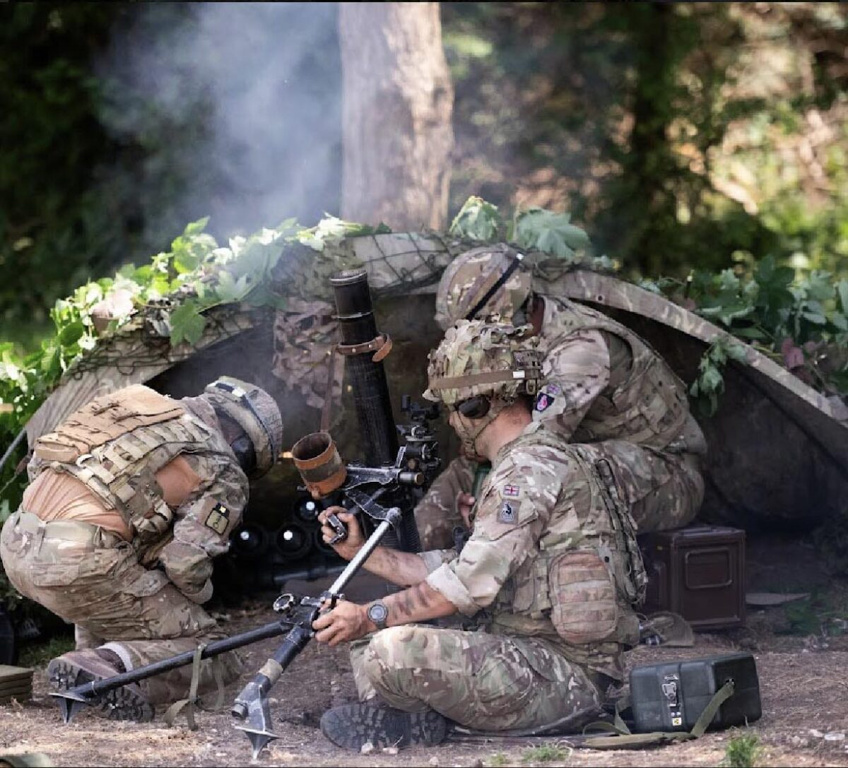 Mortar Cadre Exercise Stags Baseplate
