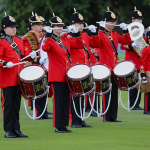 Army Cadet Force Band supporting the Beating Retreat at Felstead School in June 2024 supporting the Regiment.