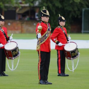 Army Cadet Force Band supporting the Beating Retreat at Felstead School in June 2024 supporting the Regiment.