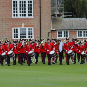 Army Cadet Force Band supporting the Beating Retreat at Felstead School in June 2024 supporting the Regiment.