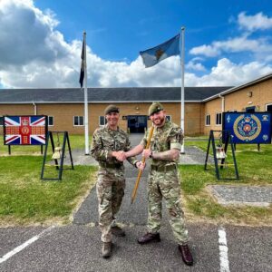 The 2nd Battalion Royal Anglian Regiment RSM handover July 2024 The 2nd Battalion Royal Anglian Regiment RSM handover July 2024