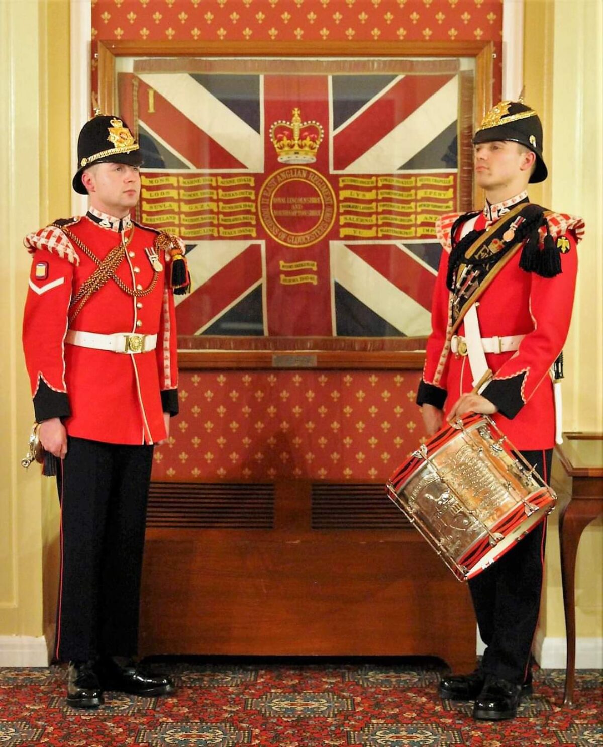 Poachers Drummers, Christmas 2014. Kendrew barracks, Cottesmore. Poachers Drummers, Christmas 2014. Kendrew barracks, Cottesmore.