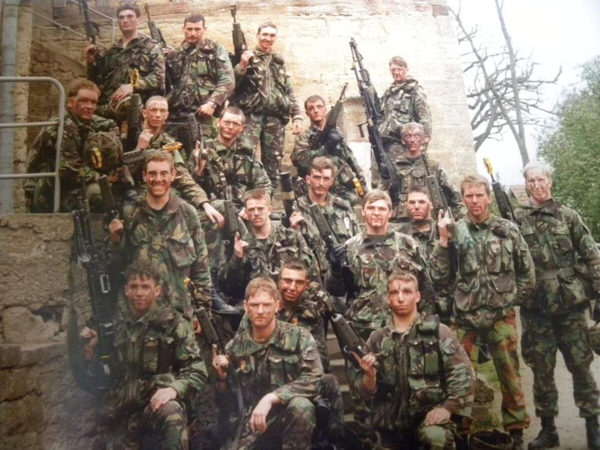 2nd Battalion Royal Anglian Regiment 1 Pl, A Coy, German School of Infantry, April 1990. 2nd Battalion Royal Anglian Regiment 1 Pl, A Coy, German School of Infantry, April 1990.
