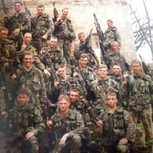 2nd Battalion Royal Anglian Regiment 1 Pl, A Coy, German School of Infantry, April 1990.