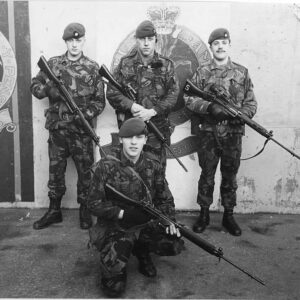 Fort Whiterock, Poachers, West Belfast 1989.