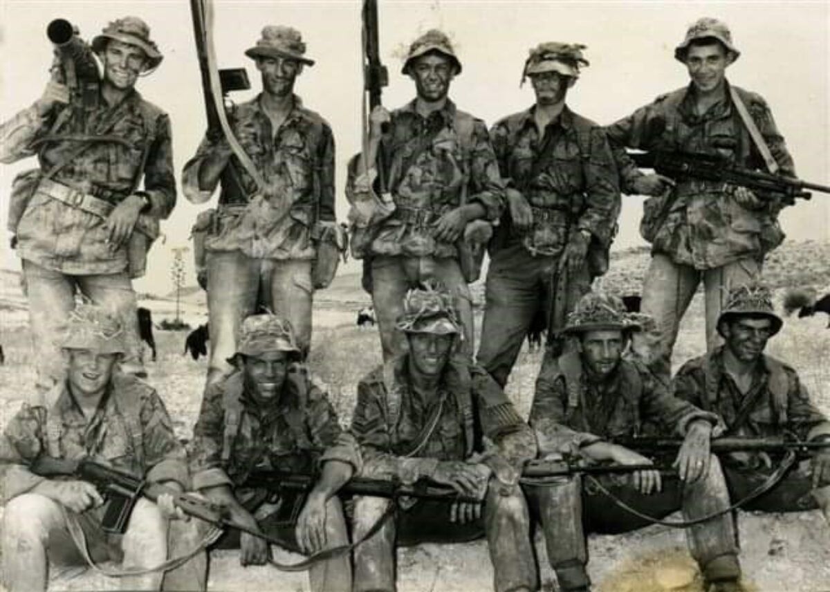 9 Platoon C Company 1st Battalion Royal Anglian Regiment in Cyprus 1971