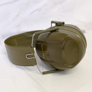 UK BRITISH ARMY SURPLUS ISSUE GREEN PELTOR PROTECTIVE EAR DEFENDERS,SHOOTING,PPE