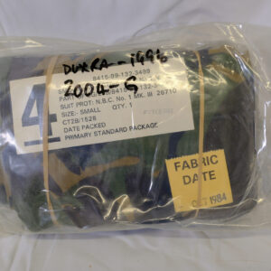 British Army CBRN Sealed protective clothing