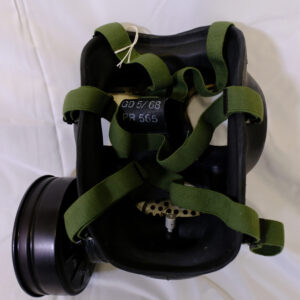 British Army issue Gas Mask S10. British Army issue Gas Mask S10.