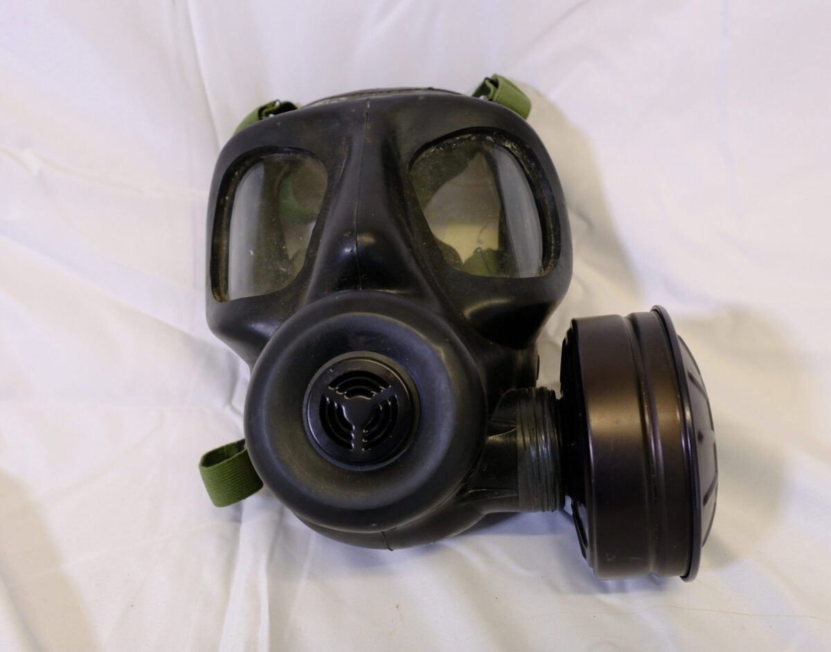 British Army issue Gas Mask S10.