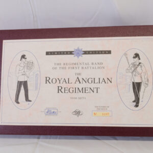 Model set of the Regimental Band of the First Battalion Royal Anglian Regiment