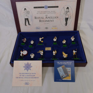 Model set of the Regimental Band of the First Battalion Royal Anglian Regiment