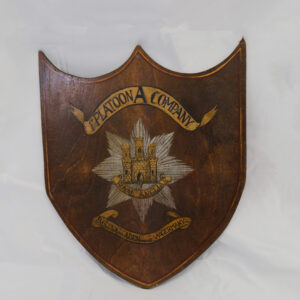 1 Platoon A Company Royal Anglian Regiment wooden plaque