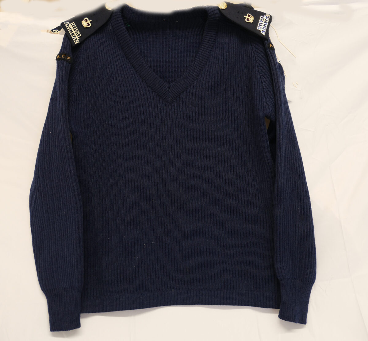 Royal Anglian Regiment navy Blue Barrack Dress Wool Jumper Royal Anglian Regiment navy Blue Barrack Dress Wool Jumper