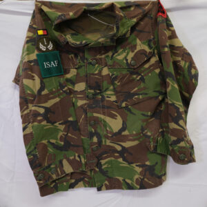 DPM combat short with ISAF badge on arm