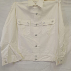 White military shirt 1960s, worn in the Malayan War