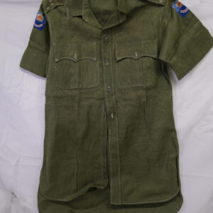 Green military shirt 1980s