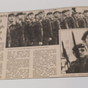 Farwell to Colchester for the Essex Regiment 1981