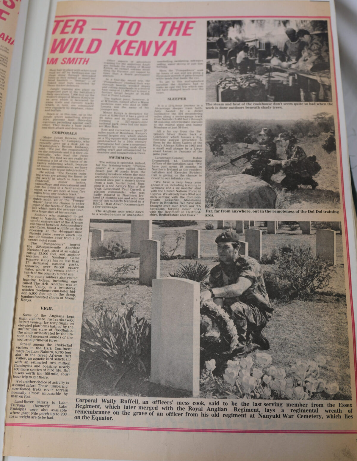 3rd Battalion (Pompadours) Kenya 1980 3rd Battalion (Pompadours) Kenya 1980