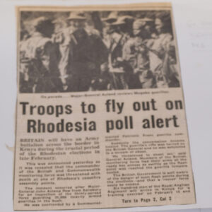 Op AGILA RHODESIA 1979