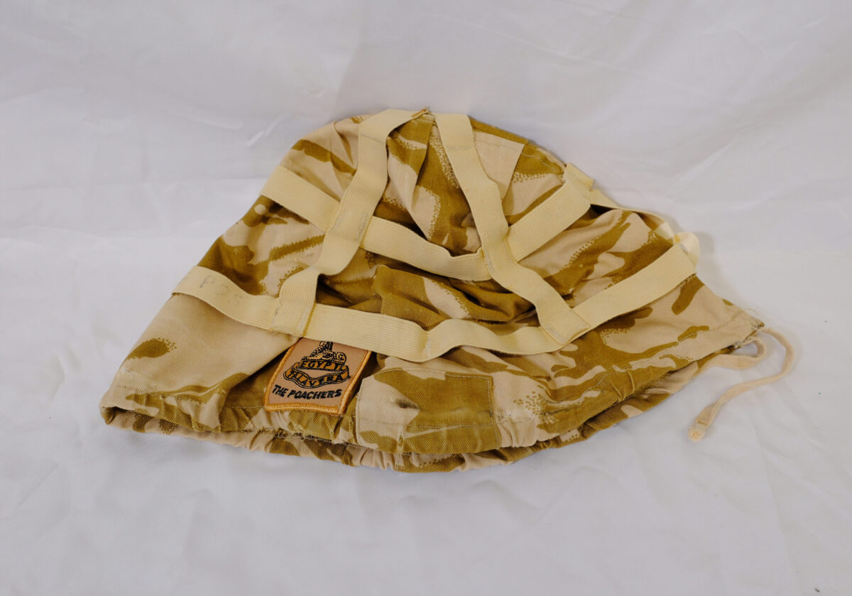 Desert DPM Helmet Cover from the Gulf war