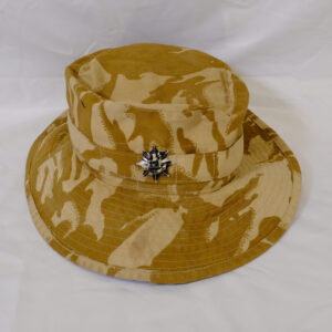 Desert DOM hat with metal 2nd Battalion Royal Anglian cap badge on