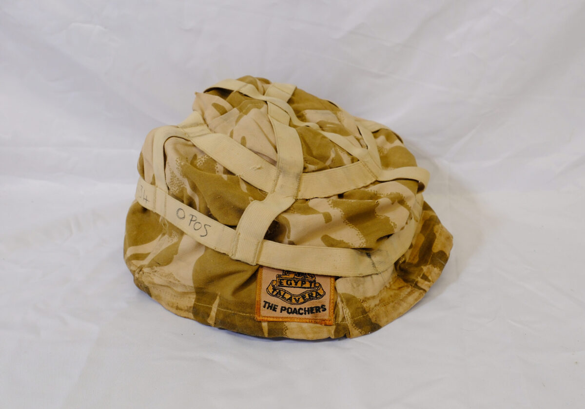 Desert DPM Helmet Cover from the Gulf war